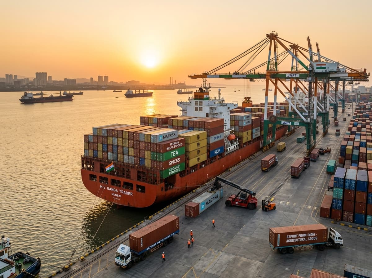 VEDA IMPEX Global Maritime Export Operations